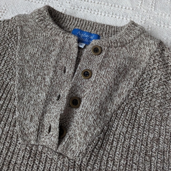 knit fisherman sweater - Picture 3 of 5